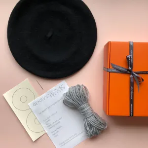 DIY Craft Kit Beret with Pompom