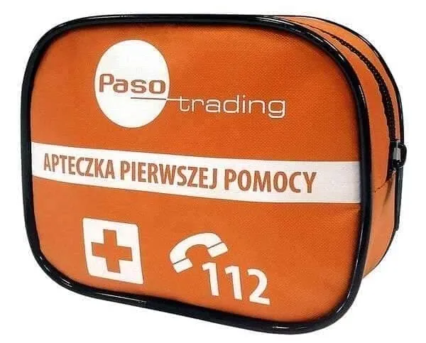 First Aid Kit x 1 pc - plaster, bandages, scissors, gloves