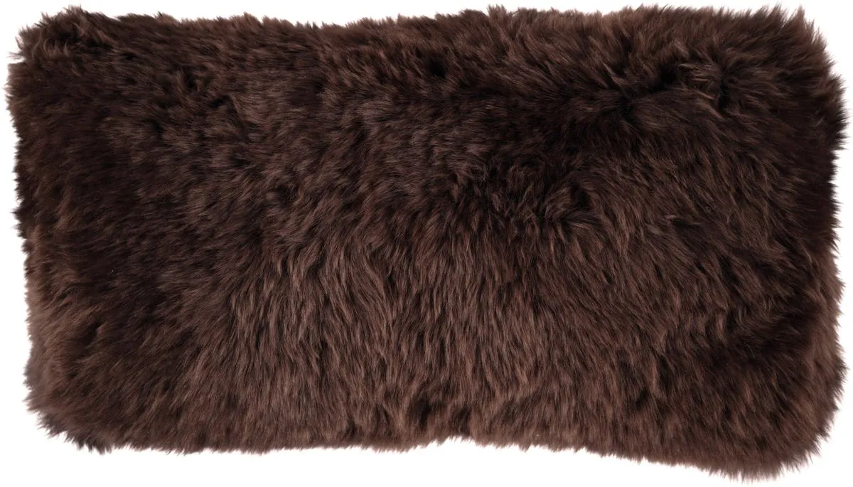 Long-Wool Sheepskin Cushion | Doublesided | New Zealand | 25x50 cm