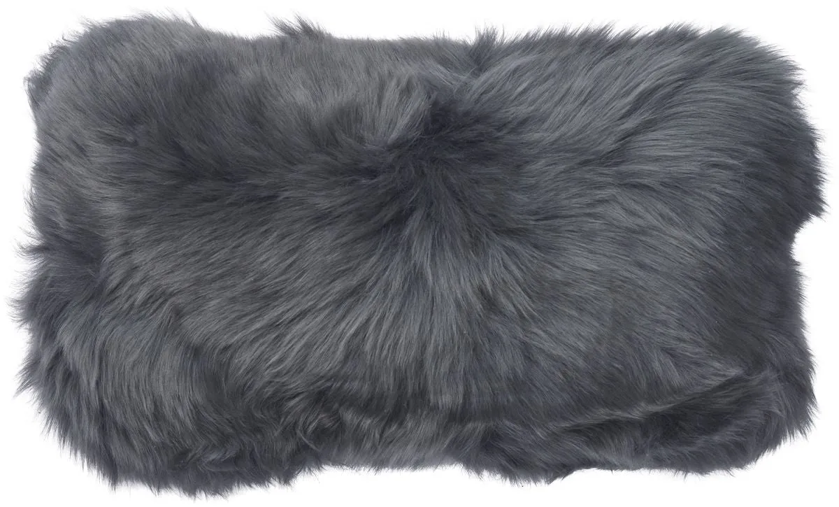 Long-Wool Sheepskin Cushion | Doublesided | New Zealand | 25x50 cm