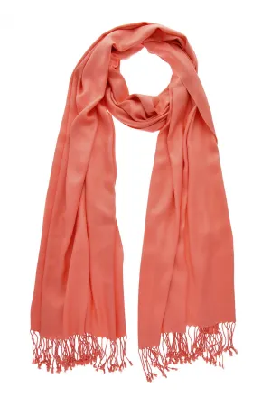 MAYA Viscose Rose Coral Woman Scarf