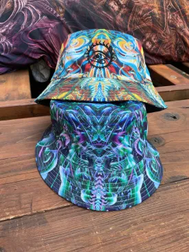 MERCURY IN RETROGRADE/HYPNAGOGIA REVERSIBLE BUCKET HAT