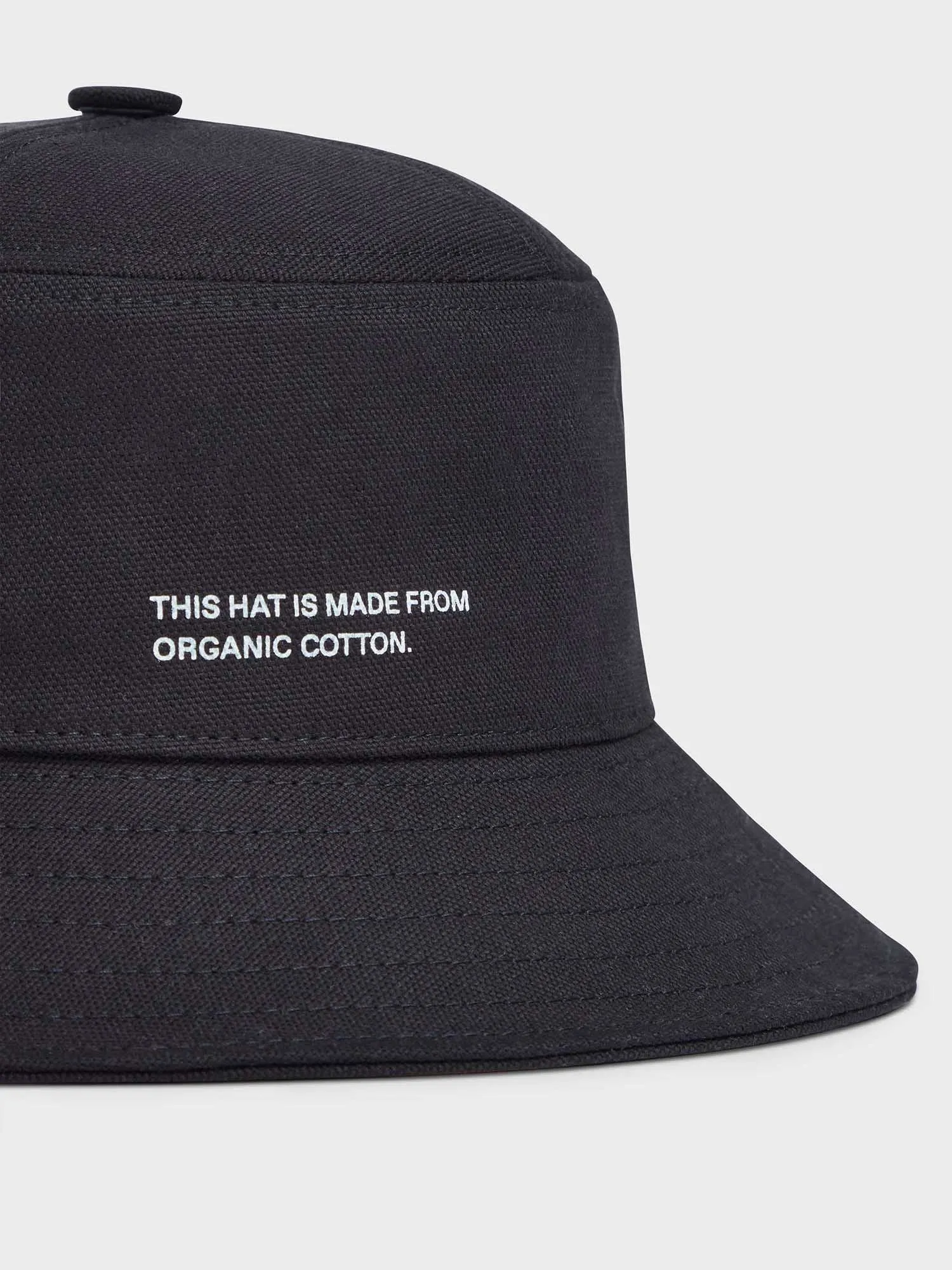 Organic Cotton Bucket Hat—black