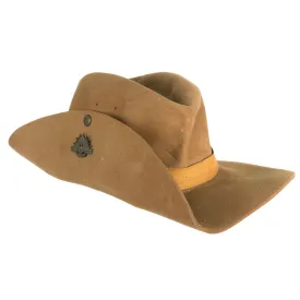 Original Australian WWII Australian Commonwealth Military Forces Slouch Hat by Vero & Everitt Ltd. - Dated 1943 - Size 7 ¼