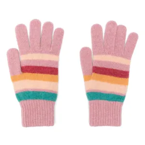 Paul Smith - Women's Knit Gloves in Pink Swirl