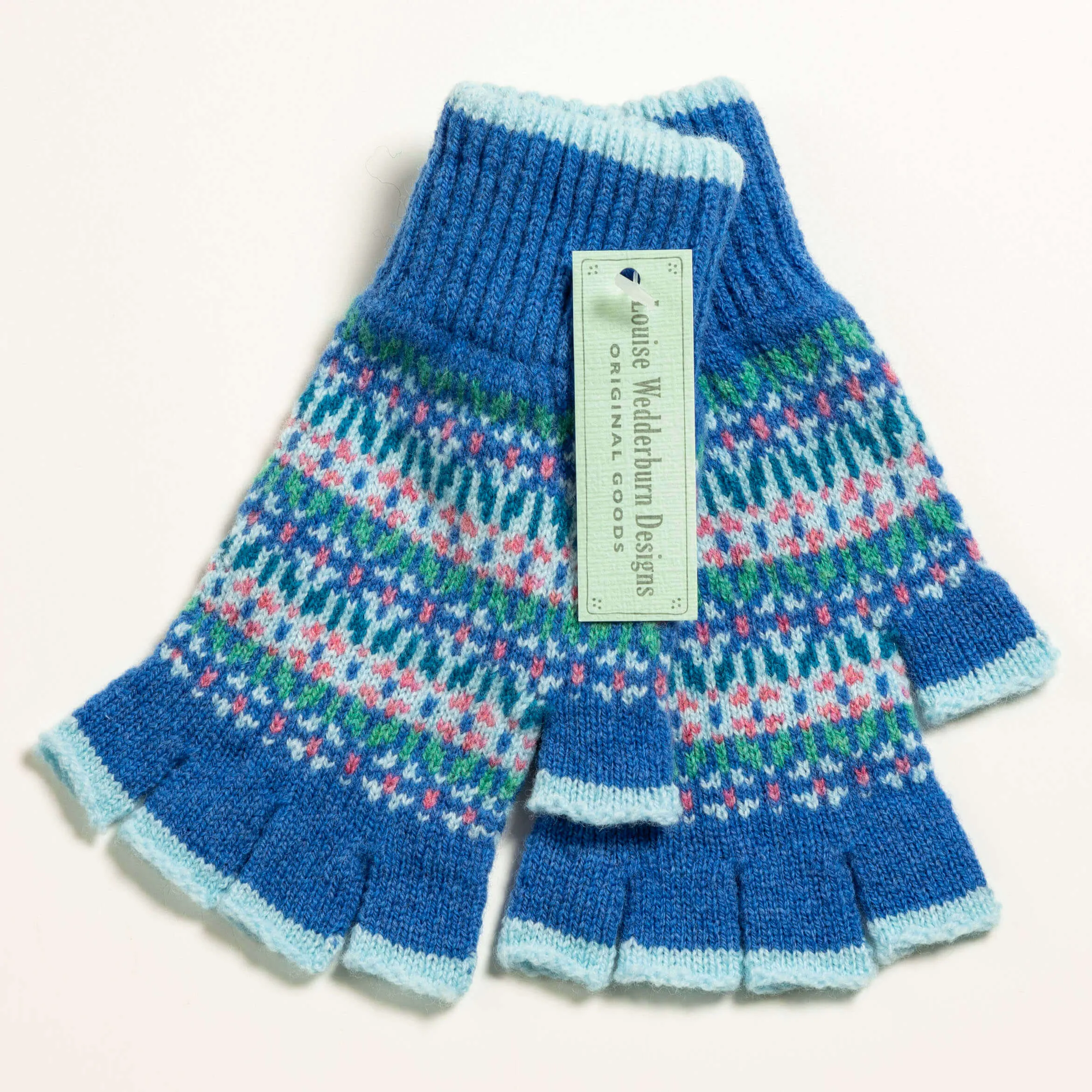 Shetland Fairisle Fingerless Gloves