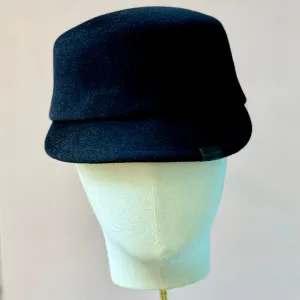 The Baxter Cap in Black Velour Felt